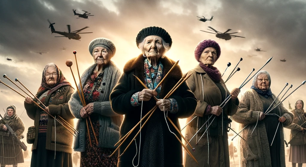 Knit to Kill: Ukraine's Babushka Battalion Takes on Russia!